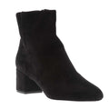 Black - Front - Dune London Womens-Ladies Suede Block Heel Ankle Boots