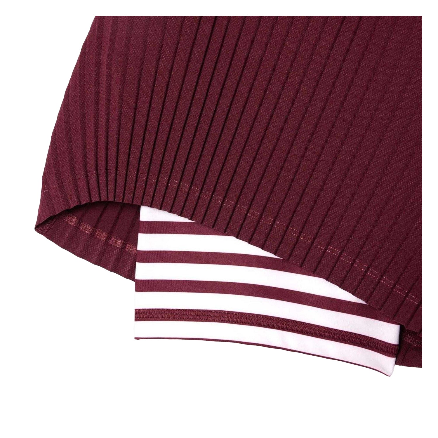 Purple - Side - Lacoste Womens-Ladies Roland Garros Edition Skort