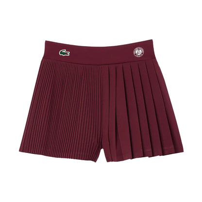 Purple - Front - Lacoste Womens-Ladies Roland Garros Edition Skort