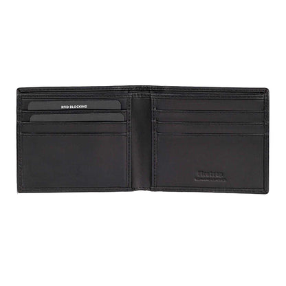 Black - Back - Firetrap Mens Icon Leather Wallet