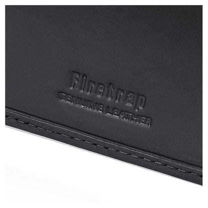 Black - Lifestyle - Firetrap Mens Icon Leather Wallet