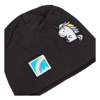 Black - Side - Diadora Unisex Adult Unicorn Beanie