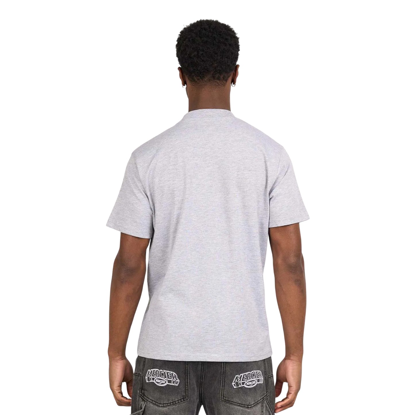Grey - Back - Mercier Mens Academy T-Shirt
