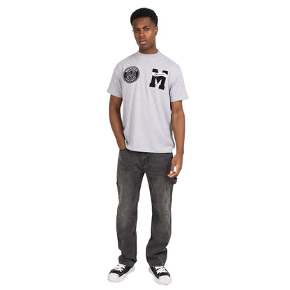 Grey - Side - Mercier Mens Academy T-Shirt
