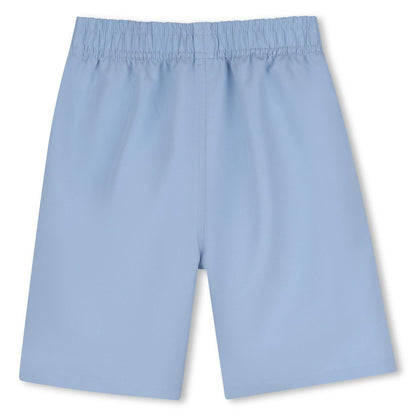 Light Blue - Back - Boss Boys Logo Printed Shorts