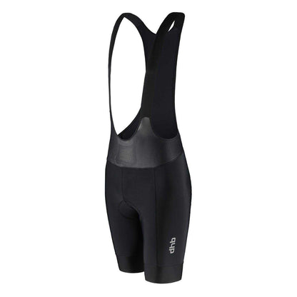 Black - Side - Classic Mens Cycling Bib Shorts