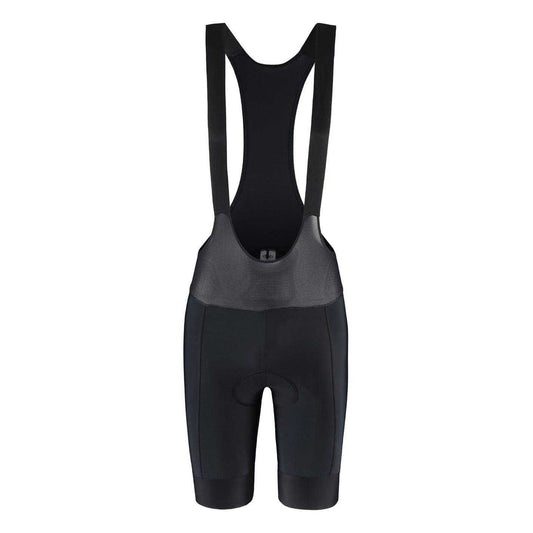 Black - Front - Classic Mens Cycling Bib Shorts