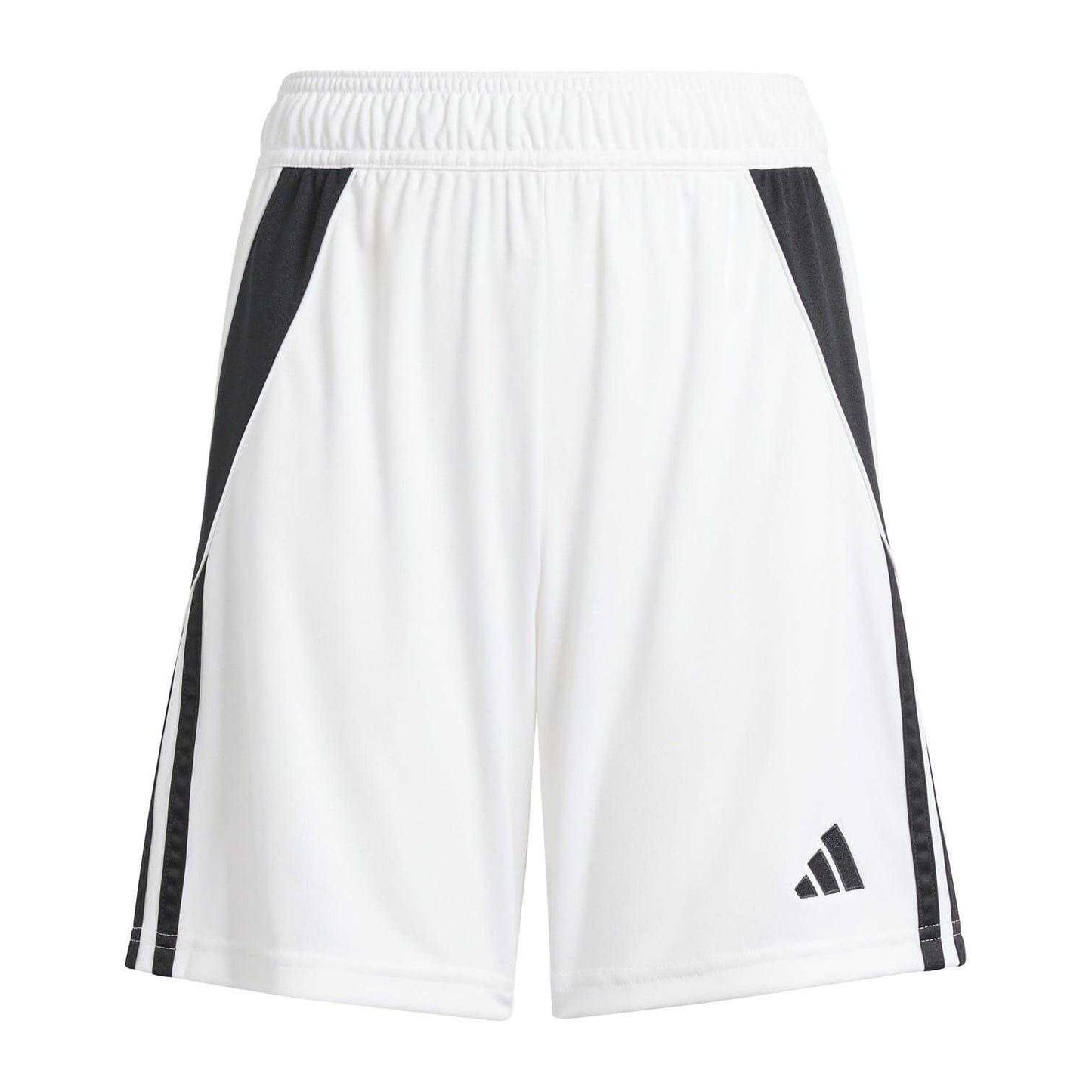 White-Black - Front - Adidas Childrens-Kids Tiro 24 Football Shorts