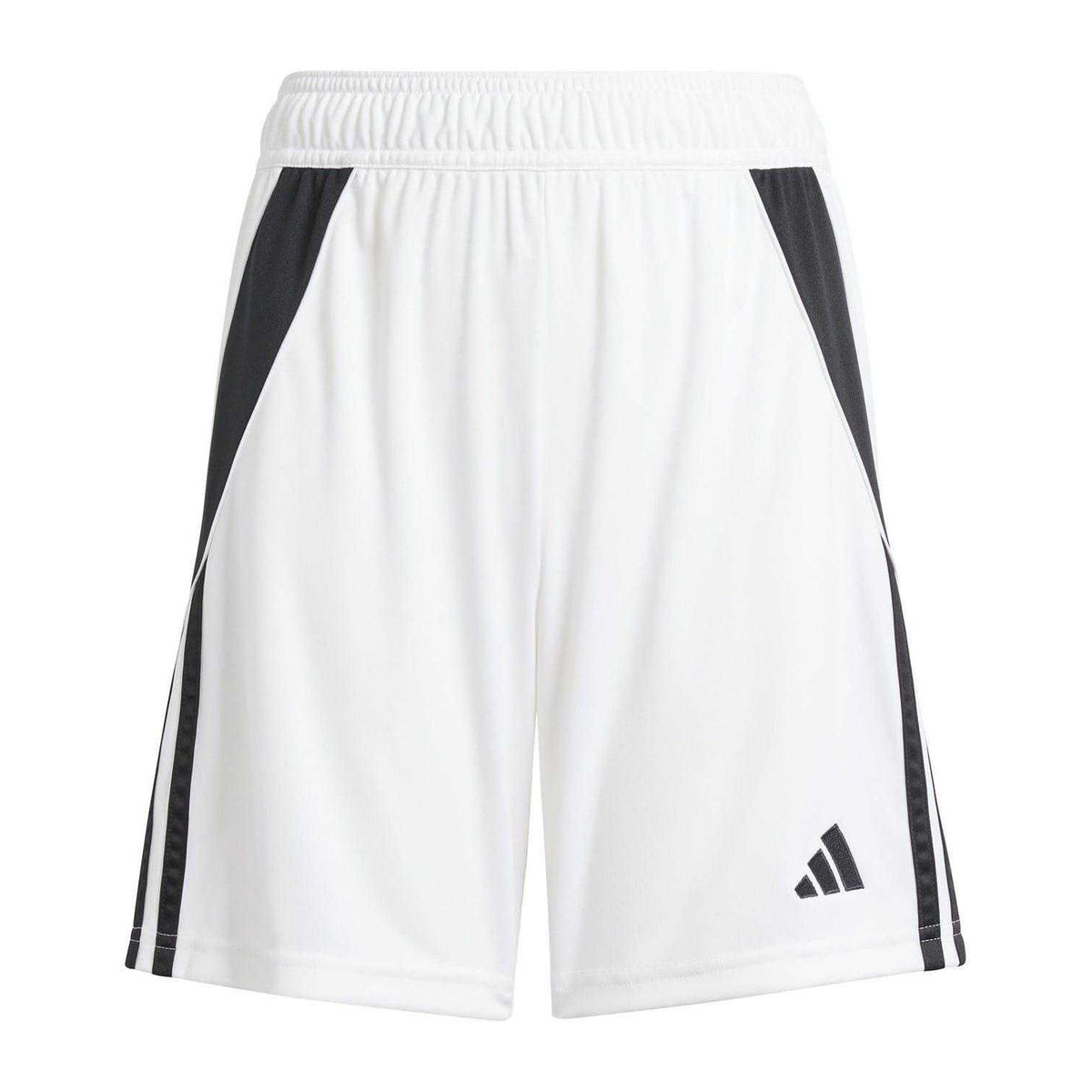 White-Black - Front - Adidas Childrens-Kids Tiro 24 Football Shorts