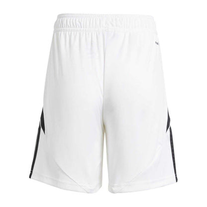 White-Black - Back - Adidas Childrens-Kids Tiro 24 Football Shorts