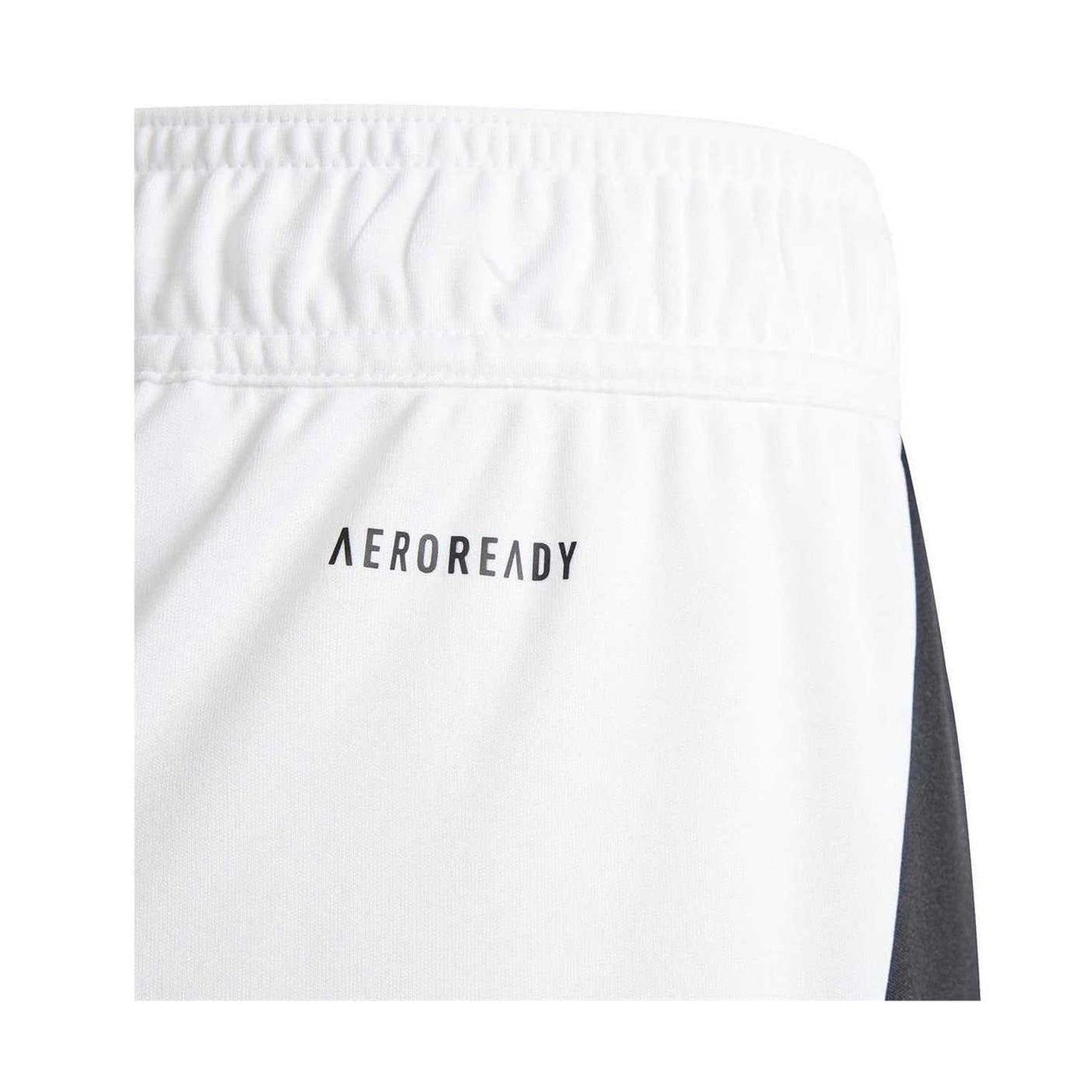 White-Black - Side - Adidas Childrens-Kids Tiro 24 Football Shorts