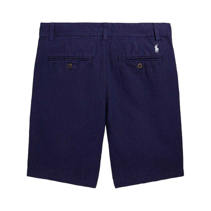 Navy - Back - Ralph Lauren Childrens-Kids Chino Shorts