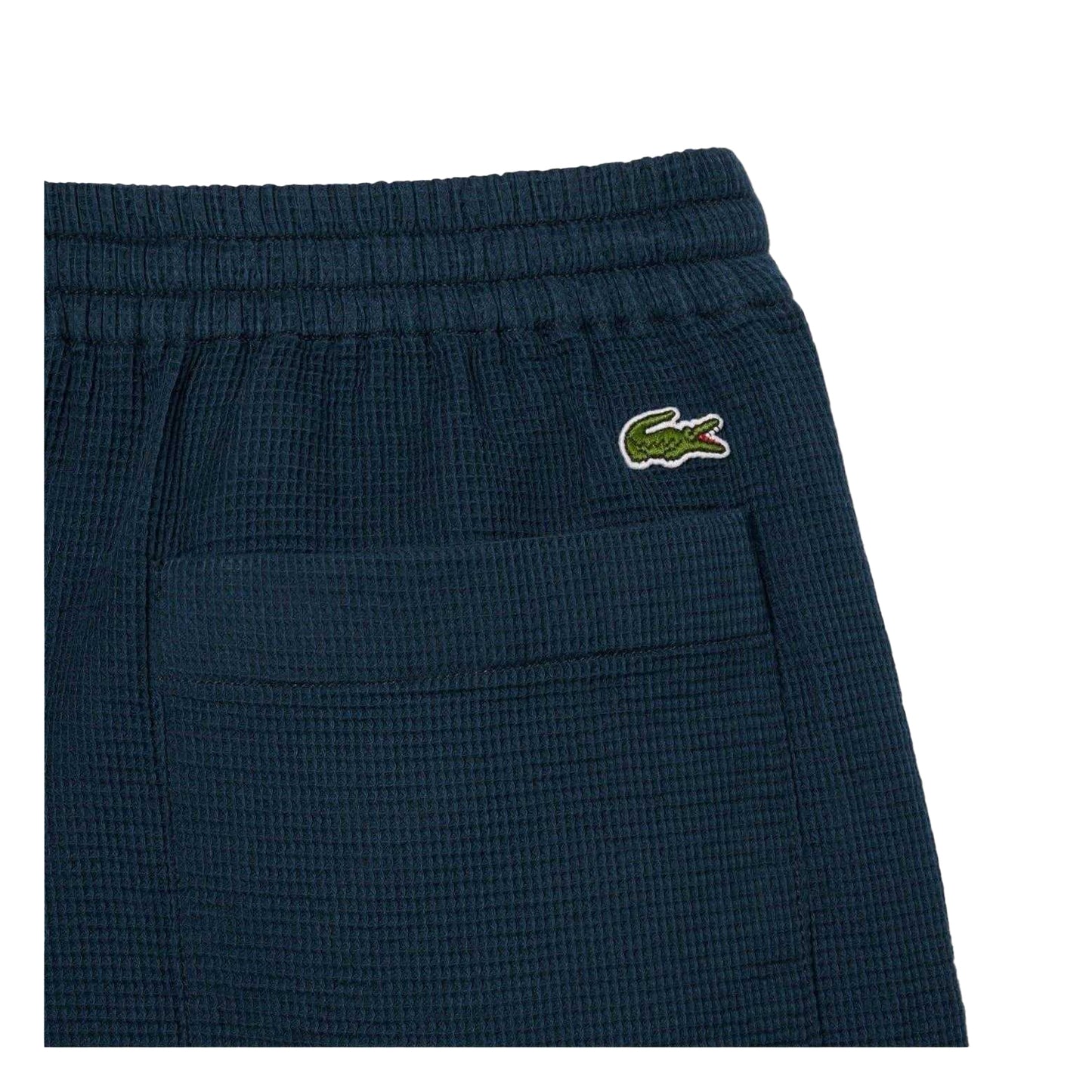 Navy - Lifestyle - Lacoste Mens Waffle Knit Relaxed Fit Shorts