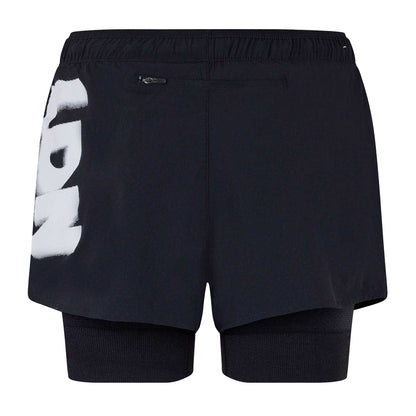 Black - Back - New Balance Womens-Ladies Running Shorts