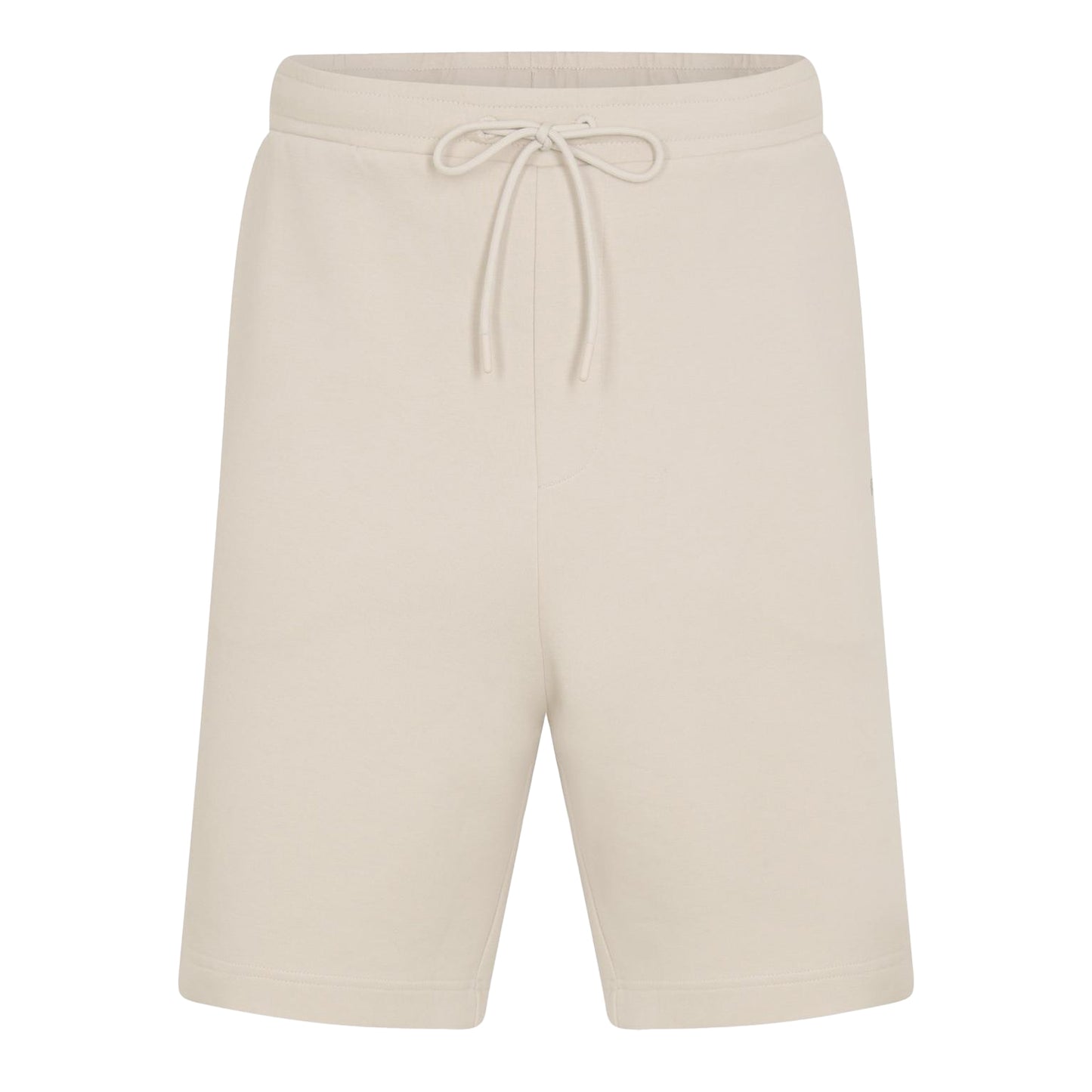 Beige - Front - Boss Mens Drawstring Waist Sweat Shorts