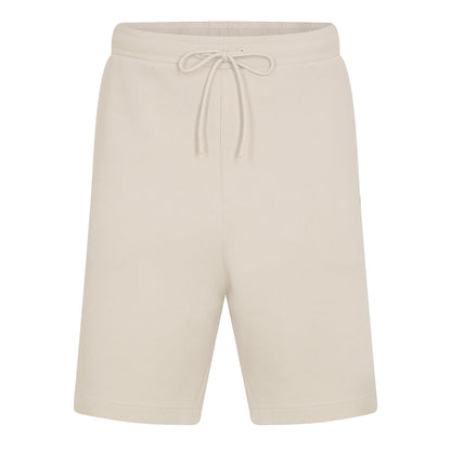 Beige - Front - Boss Mens Drawstring Waist Sweat Shorts