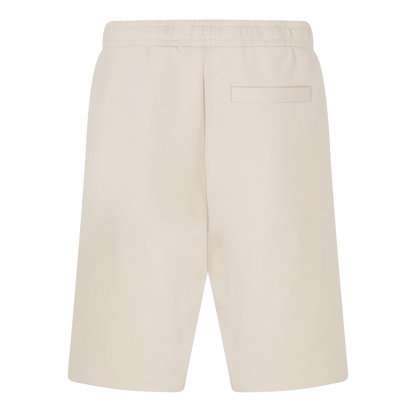 Beige - Back - Boss Mens Drawstring Waist Sweat Shorts