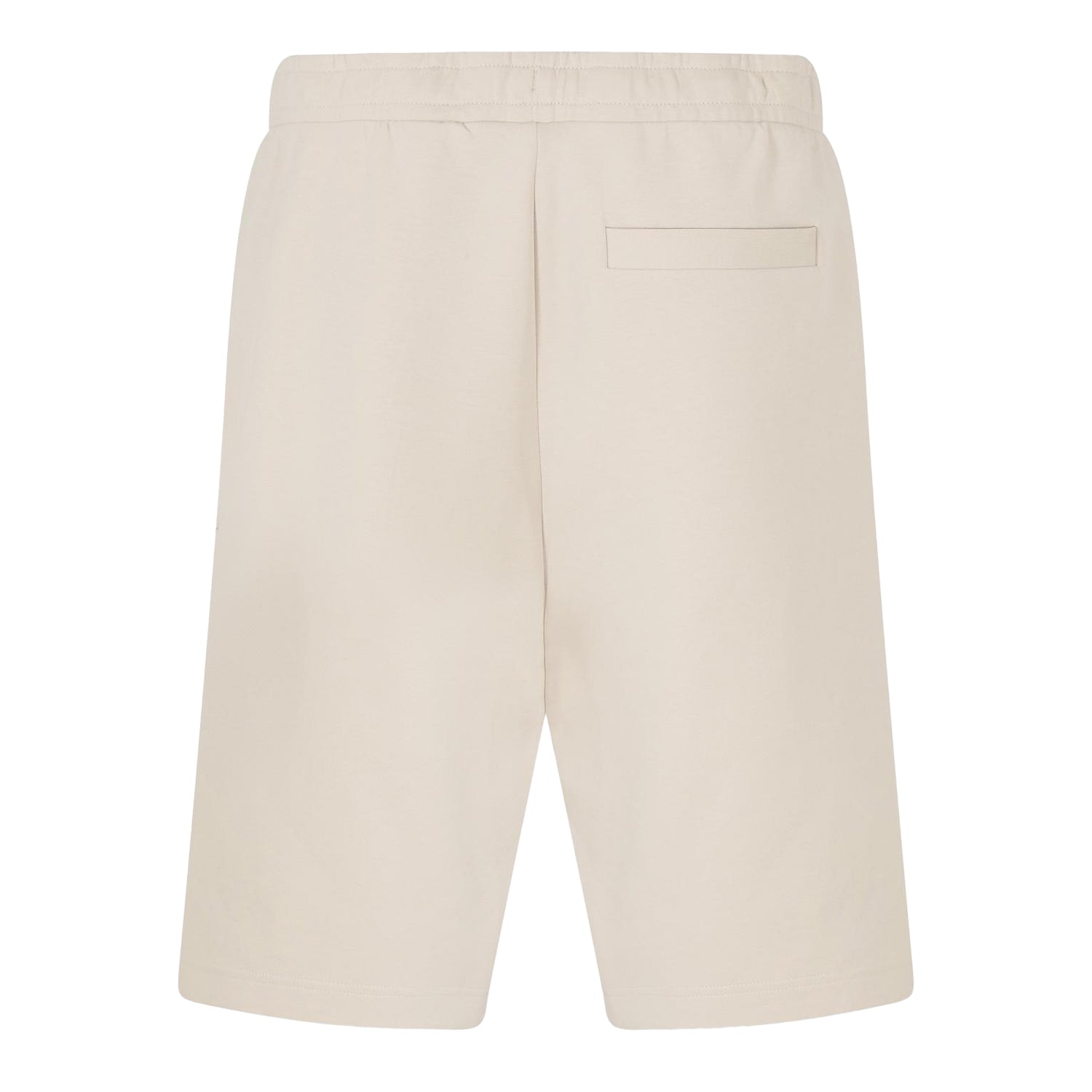 Beige - Back - Boss Mens Drawstring Waist Sweat Shorts