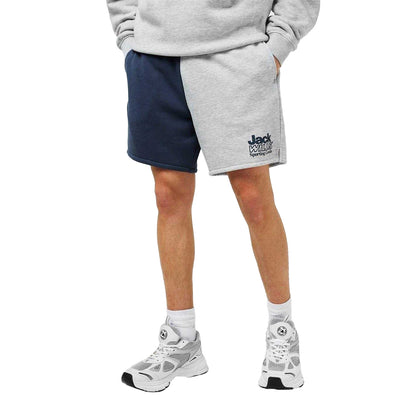 Night Sky - Lifestyle - Jack Wills Mens Fleece Cut & Sew Sweat Shorts