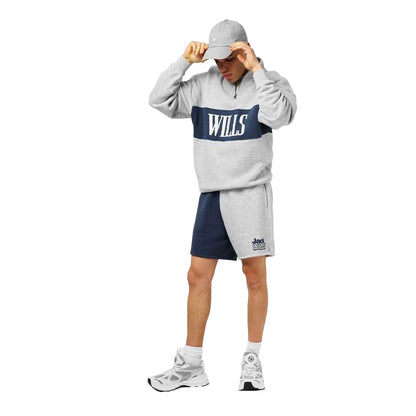 Night Sky - Pack Shot - Jack Wills Mens Fleece Cut & Sew Sweat Shorts