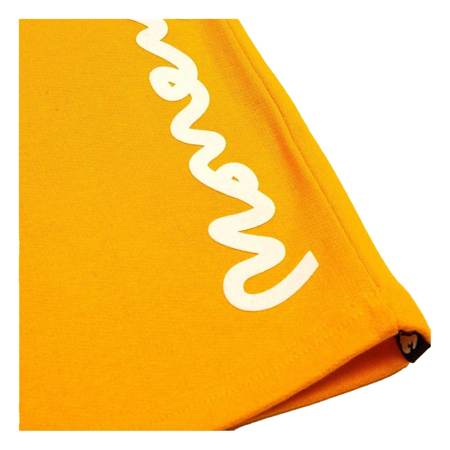 Yellow - Side - Money Mens Cotton Sweat Shorts