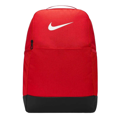 Uni Red-Black-White - Front - Nike Unisex Adult Brasilia Logo Backpack