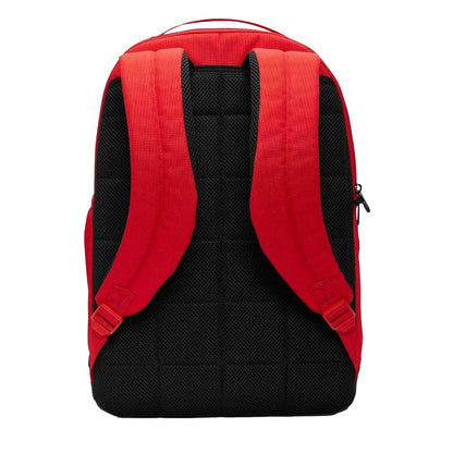Uni Red-Black-White - Back - Nike Unisex Adult Brasilia Logo Backpack