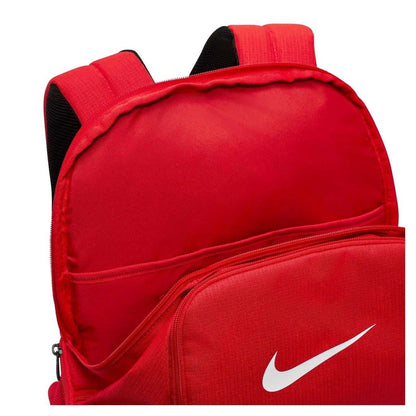 Uni Red-Black-White - Pack Shot - Nike Unisex Adult Brasilia Logo Backpack