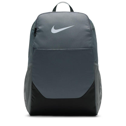 Grey - Front - Nike Unisex Adult Brasilia Logo Backpack