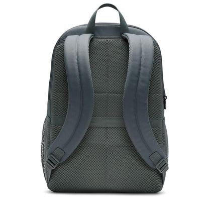 Grey - Back - Nike Unisex Adult Brasilia Logo Backpack