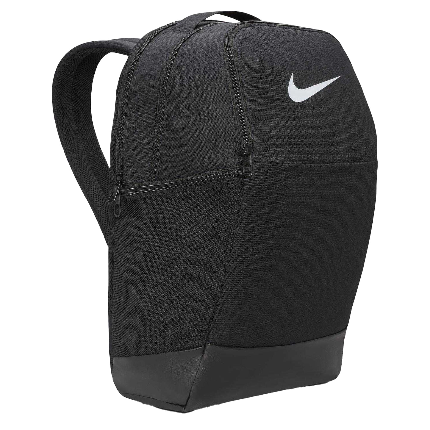 Black-White - Side - Nike Unisex Adult Brasilia Logo Backpack