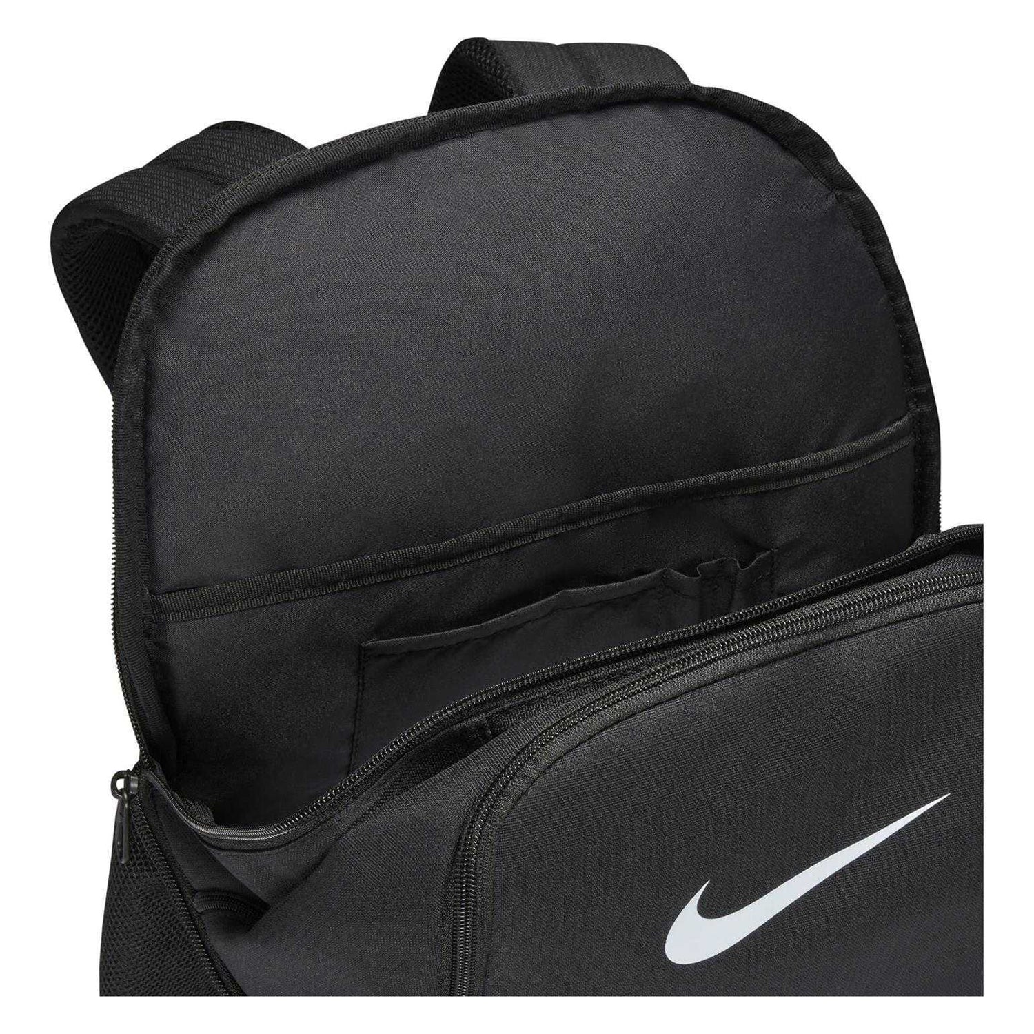 Black-White - Pack Shot - Nike Unisex Adult Brasilia Logo Backpack