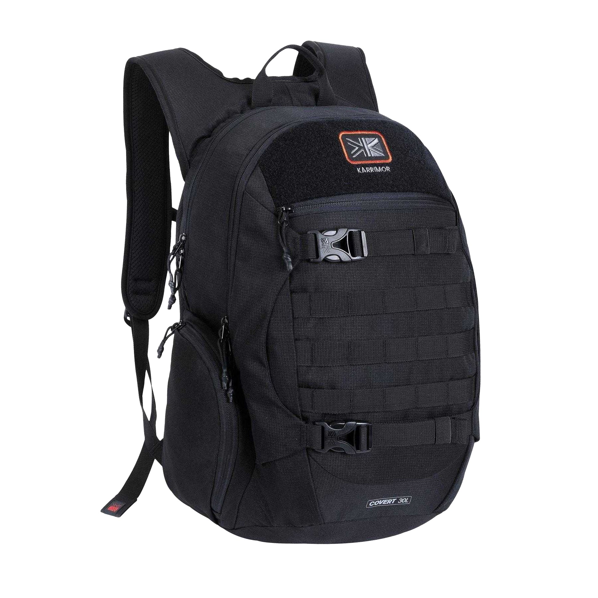 Black - Side - Karrimor Waterproof Travel Laptop Backpack