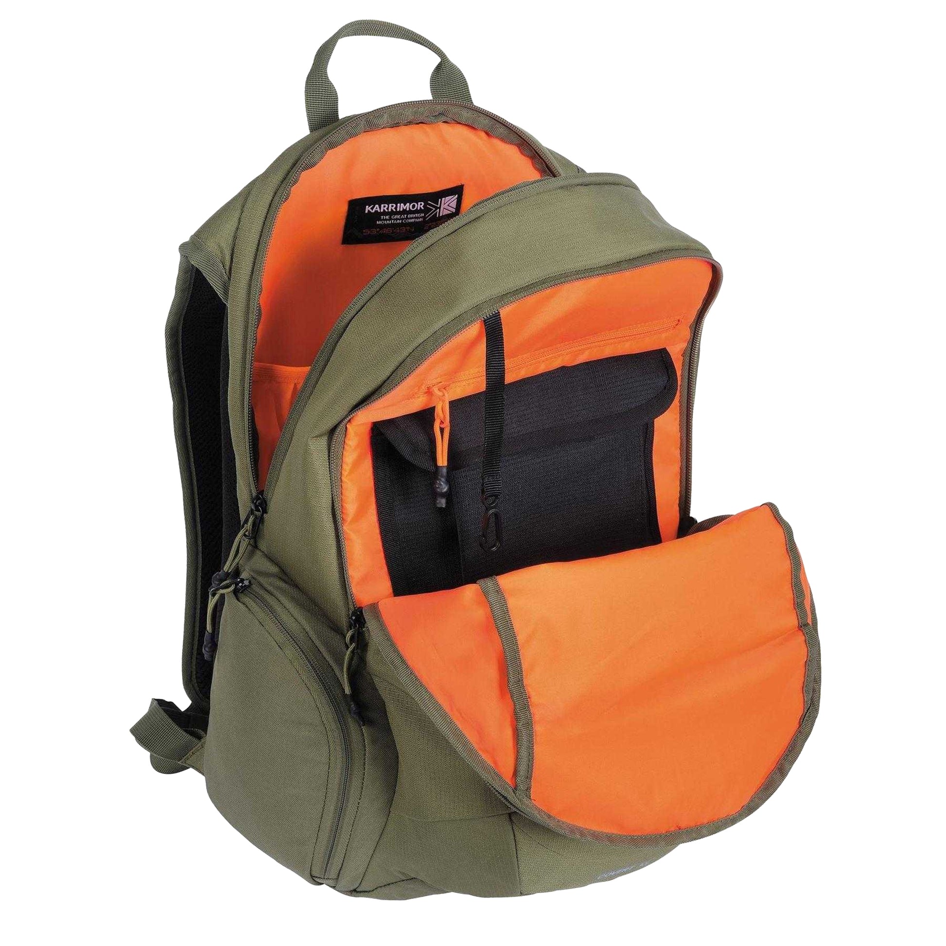Khaki Green - Lifestyle - Karrimor Waterproof Travel Laptop Backpack