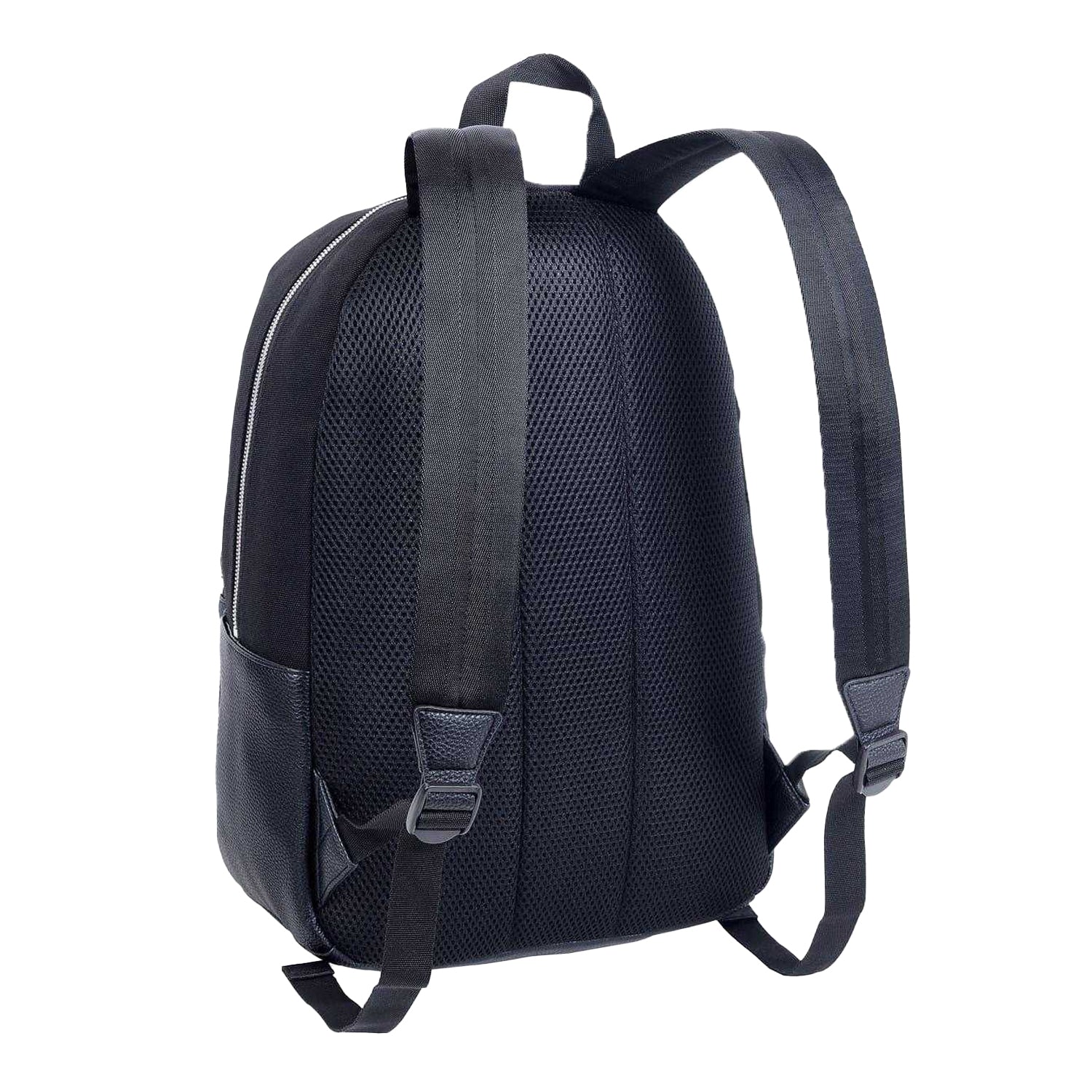 Black - Back - Pretty Green Essentials Logo Backpack