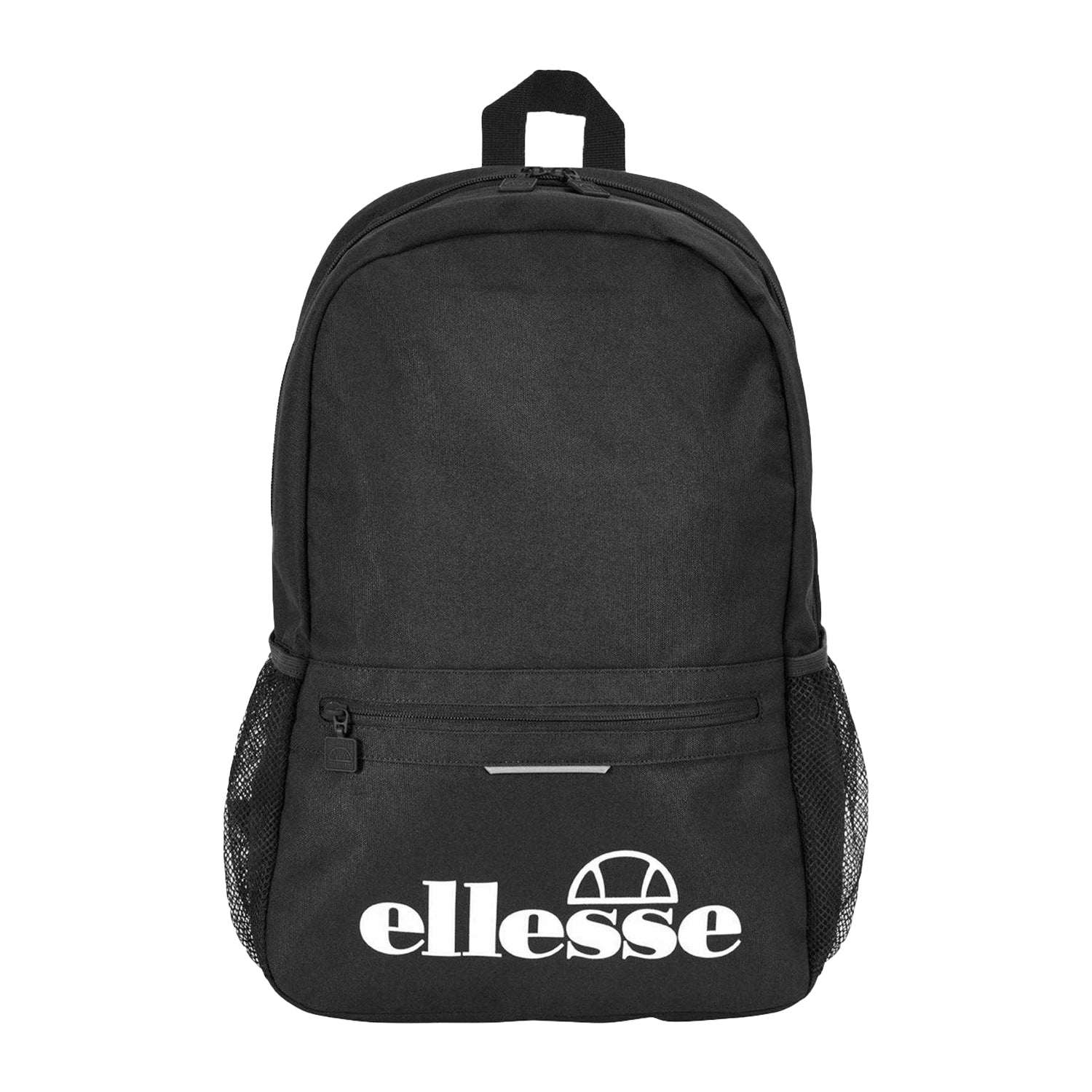 Black - Front - Ellesse Ariza Logo Everyday Backpack