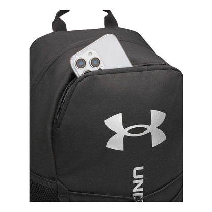 Black - Side - Under Armour Hustle 6.0 Sport 26L Backpack
