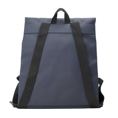 Navy - Front - Rains Msn Embossed Everyday Backpack