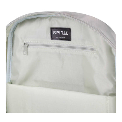 Mint - Side - Spiral Monti Logo School Backpack