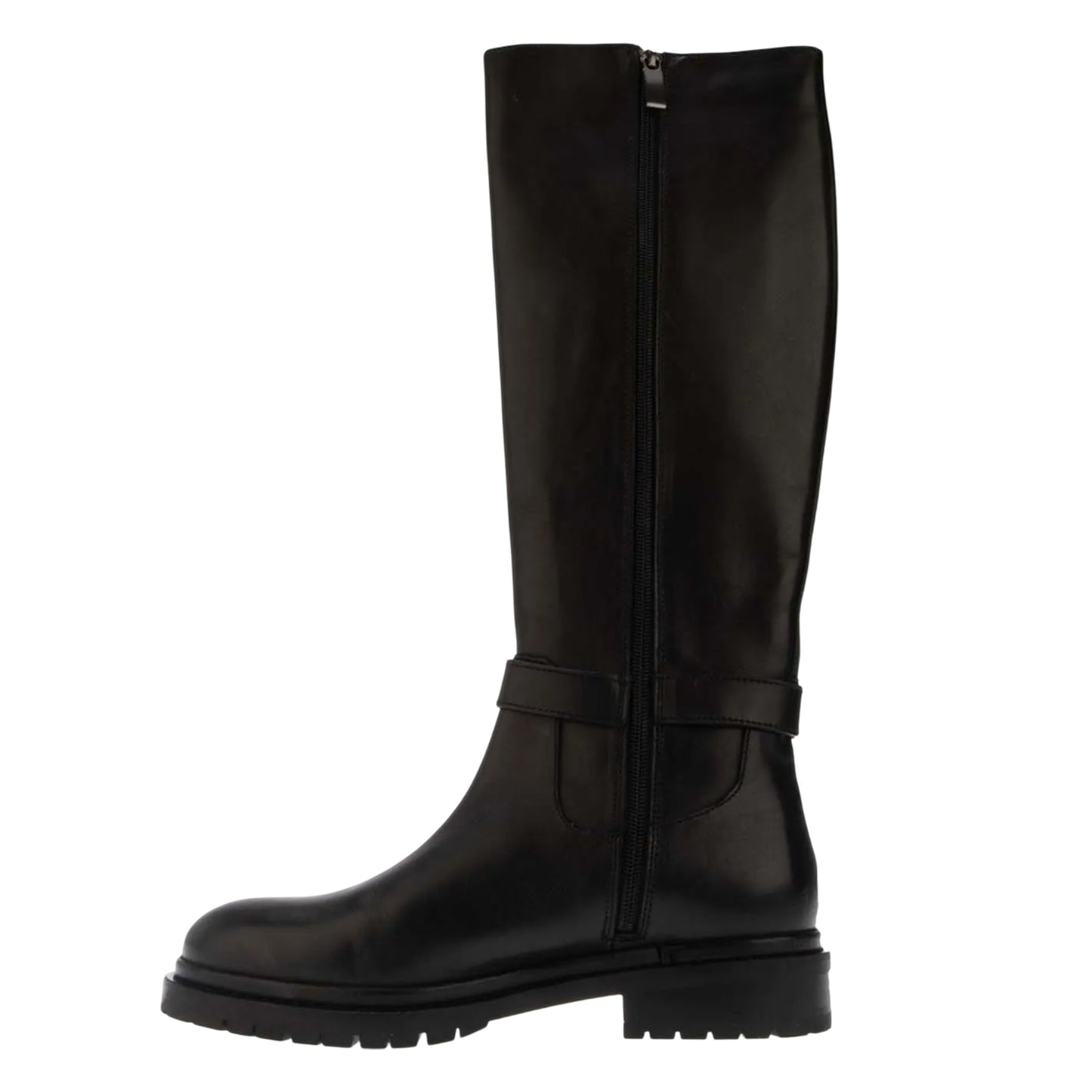 Black - Lifestyle - Dune London Womens-Ladies Teller Casual Leather Knee-High Boots