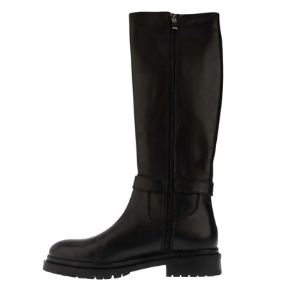 Black - Lifestyle - Dune London Womens-Ladies Teller Casual Leather Knee-High Boots