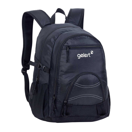 Black - Front - Gelert Logo Polyester Backpack