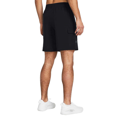 Black - Back - Under Armour Mens Cargo Shorts