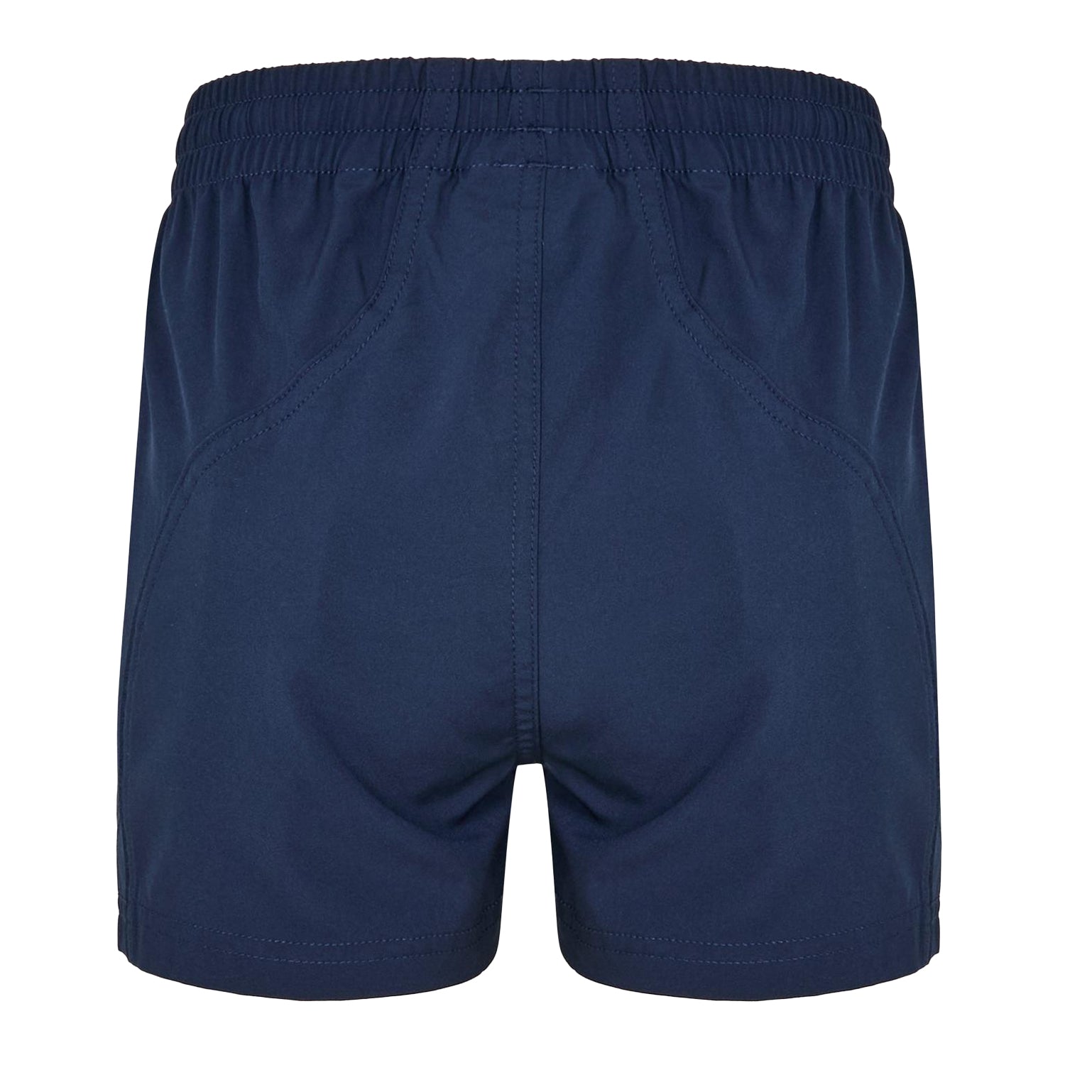 Navy - Back - Mizuno Boys Running Shorts