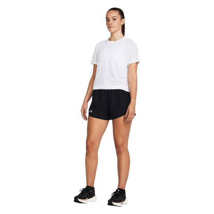 Black - Lifestyle - Under Armour Womens-Ladies Fly By Running Shorts