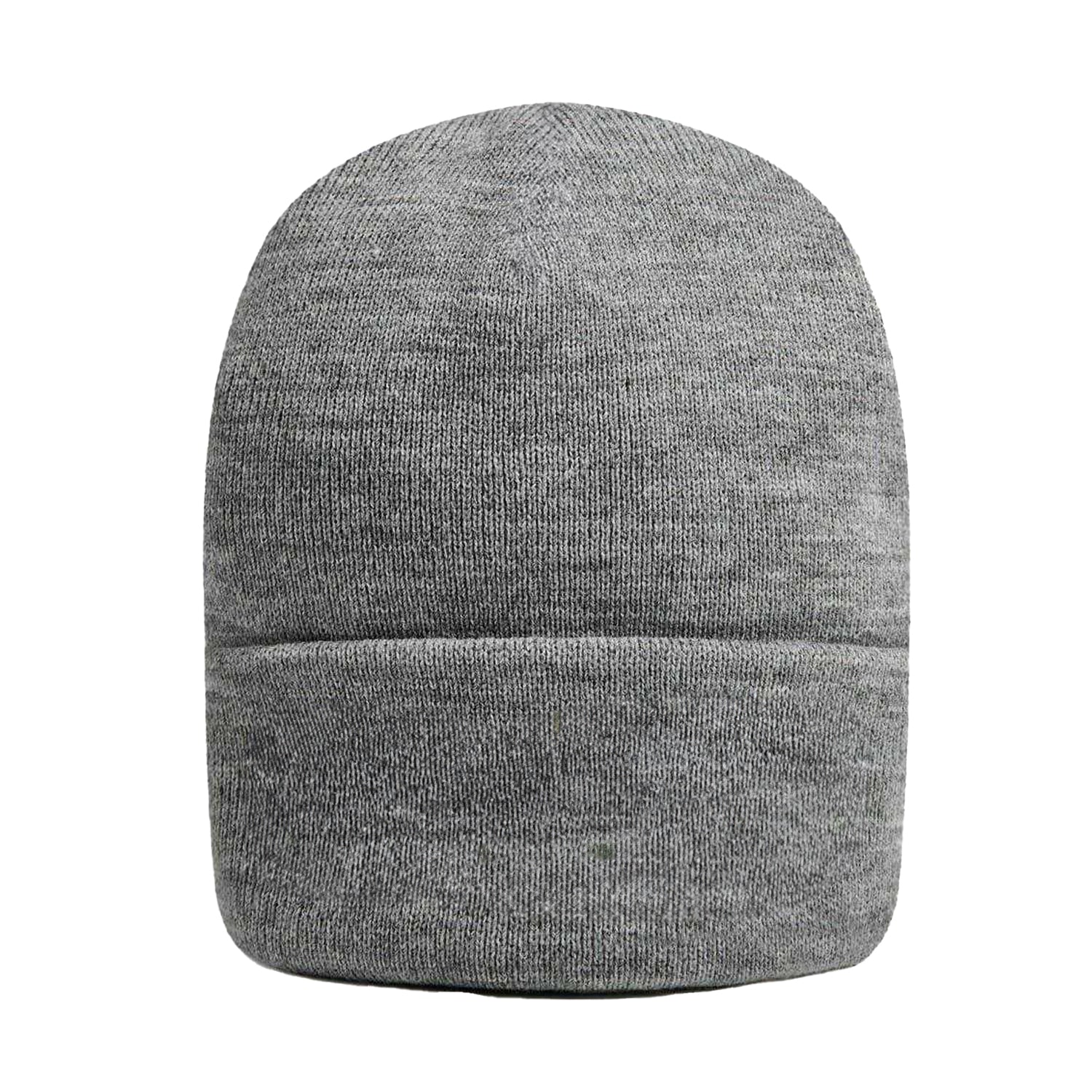 Grey Marl - Back - Nicce Unisex Adult Mercury Embossed Knitted Beanie