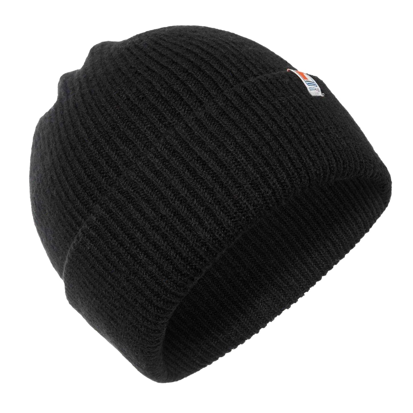 Black - Back - SoulCal Unisex Adult Ribbed Beanie