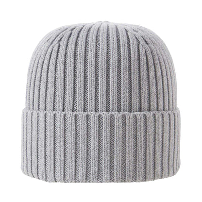 Light Grey Melange - Front - Jack And Jones Unisex Adult Beanie