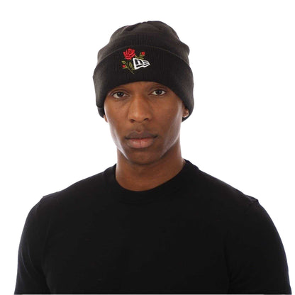Black - Front - New Era Unisex Adult NFL Rose Beanie