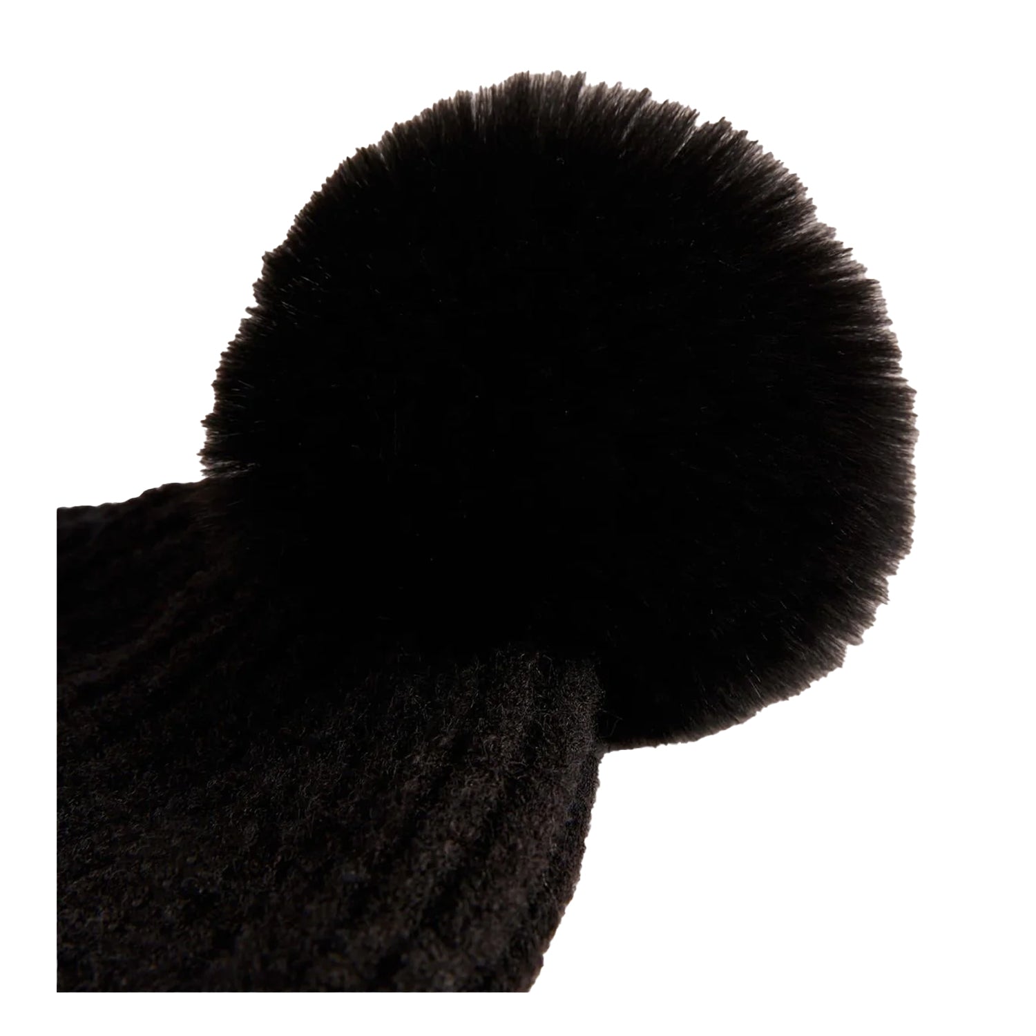 Black - Side - Ted Baker Unisex Adult Winter Bobble Hat